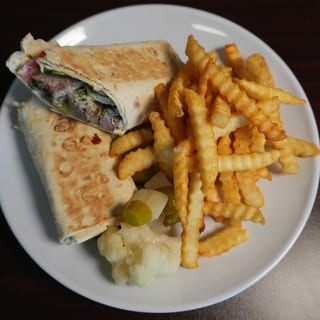 Lamb Tikka Wrap Combo